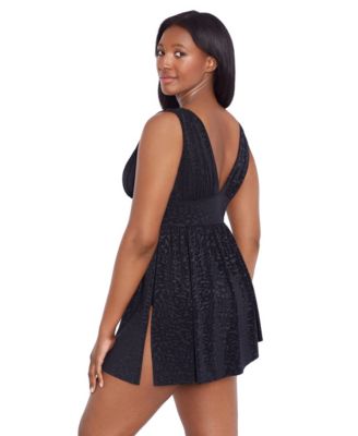 Women's Boss Lady Goddess Flyaway Long Torso Swim Dress