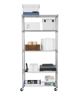 UltraDurable 5-Tier NSF Steel Wire Shelving System