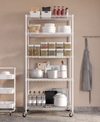 UltraDurable 5-Tier NSF Steel Wire Shelving System