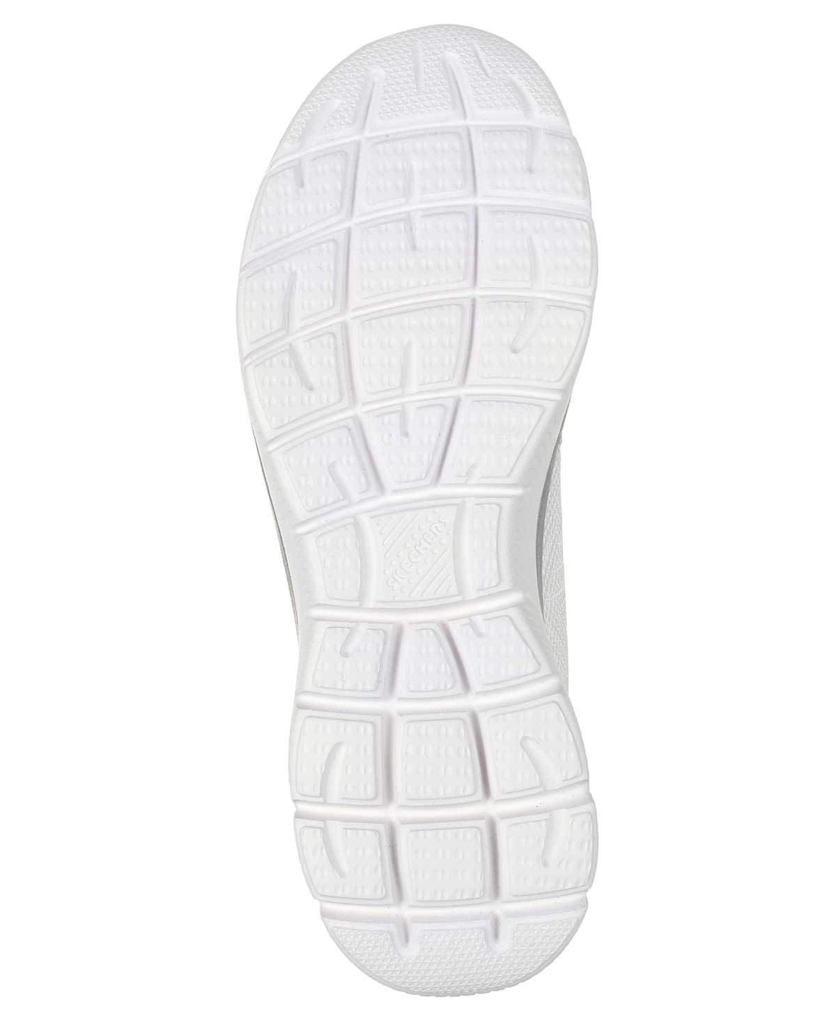 Skechers Women's Summit-artistry Chic Wide Casual Sneakers From Finish Line In White,silver