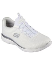 Skechers ladies white shoes deals