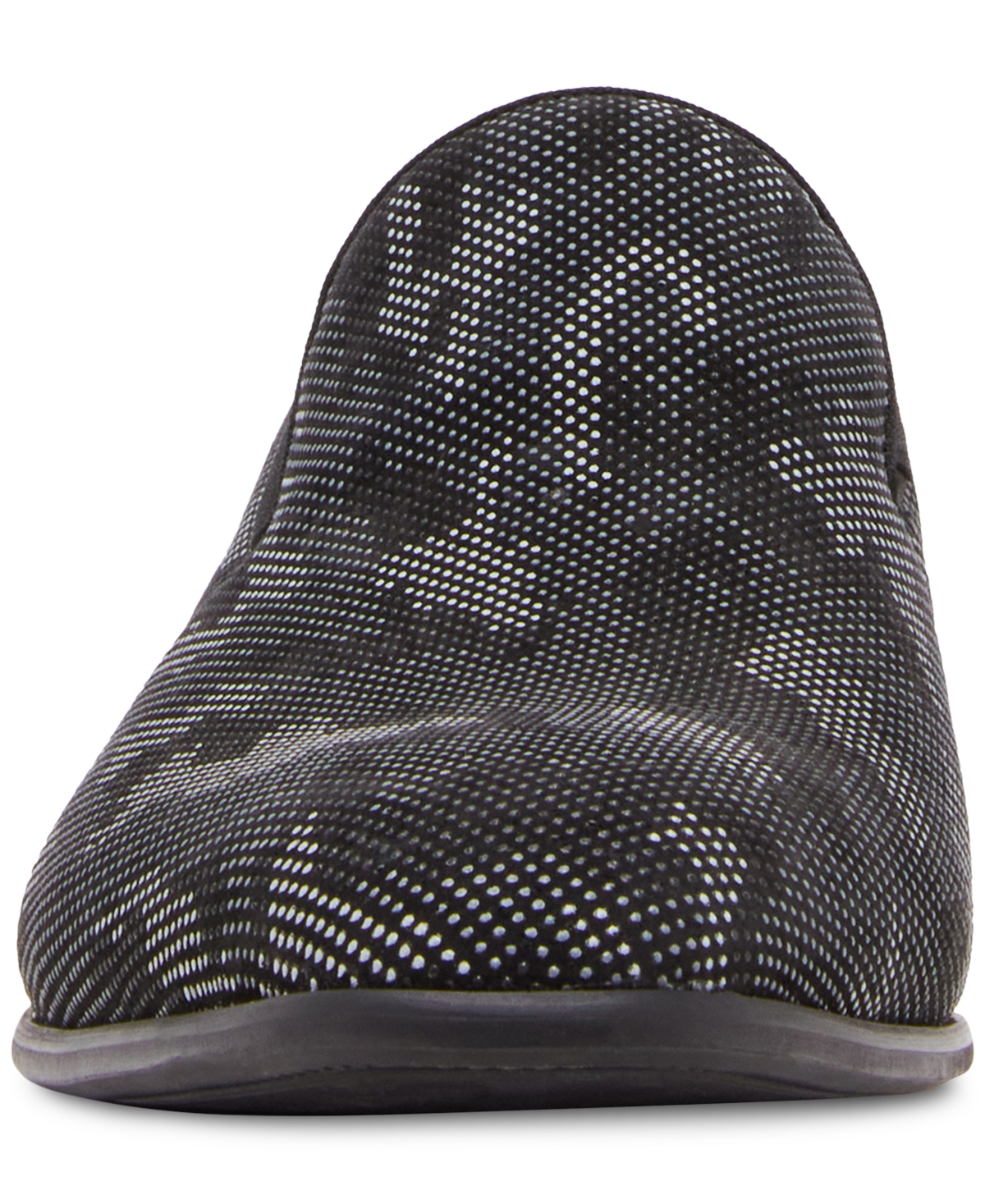 Shop Steve Madden Men's June Camo-print Smoking Slippers In Como Grey