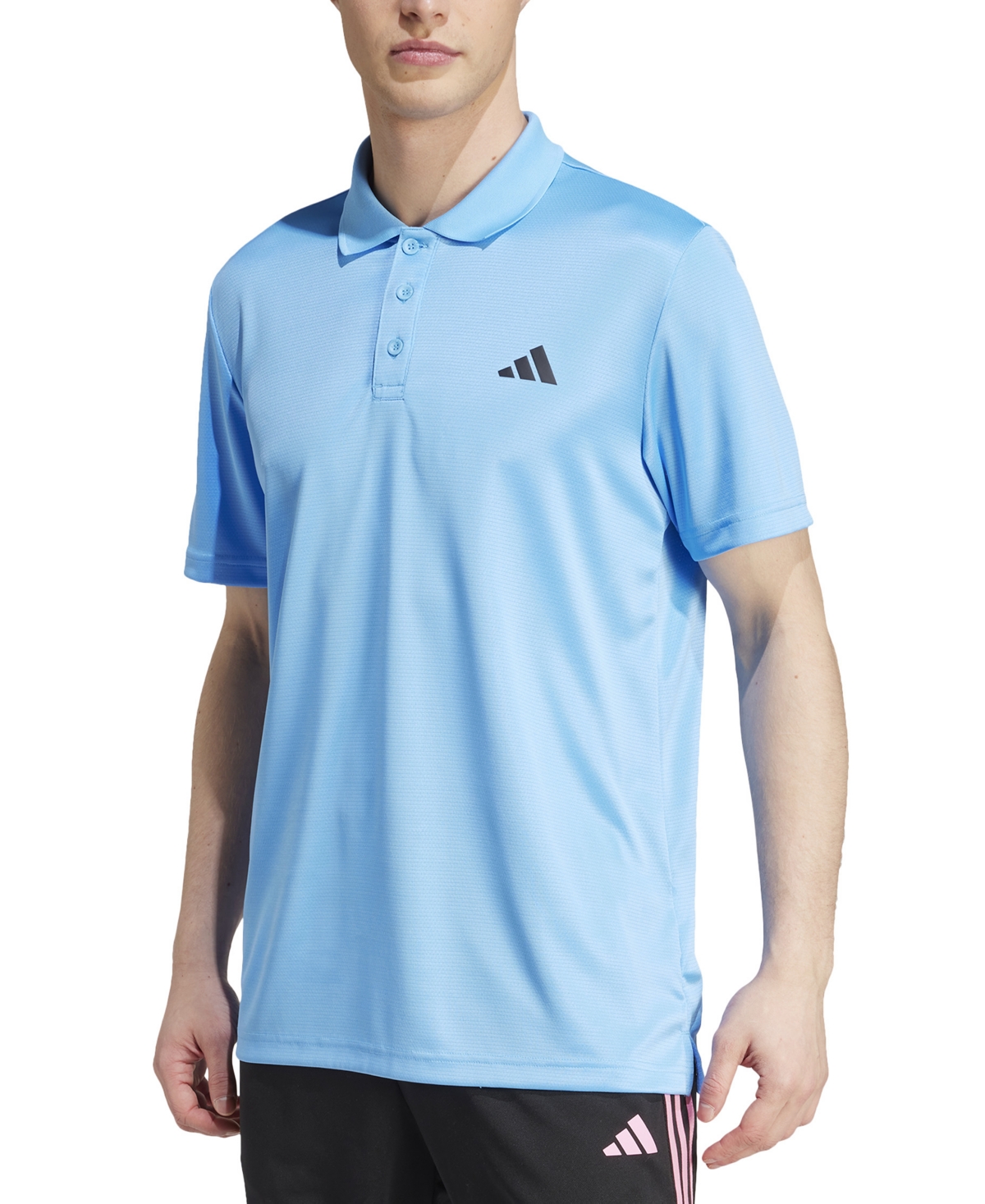 Adidas Originals Men's Essentials Aeroready Training Polo Shirt In Blue Burst