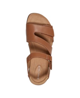 Mavey Strappy Leather Open Toe Flat Sandals