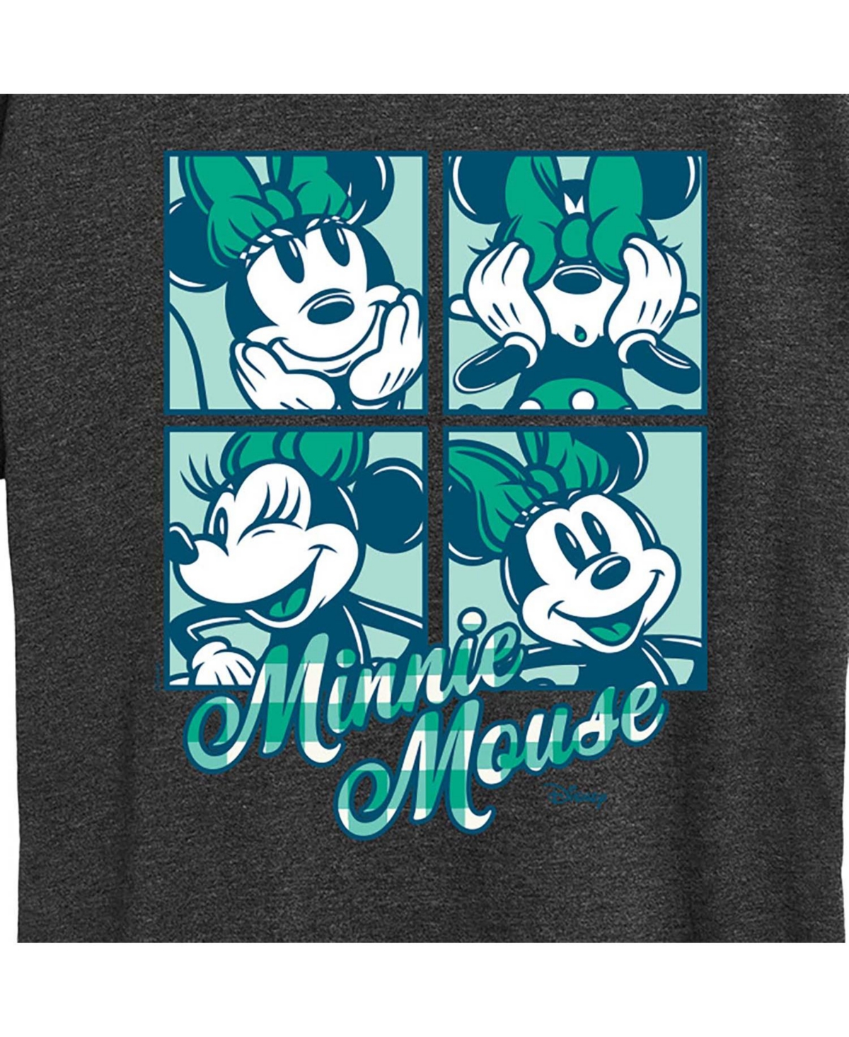 Hybrid Apparel Plus Size Minnie Mouse Graphic T-shirt In Red