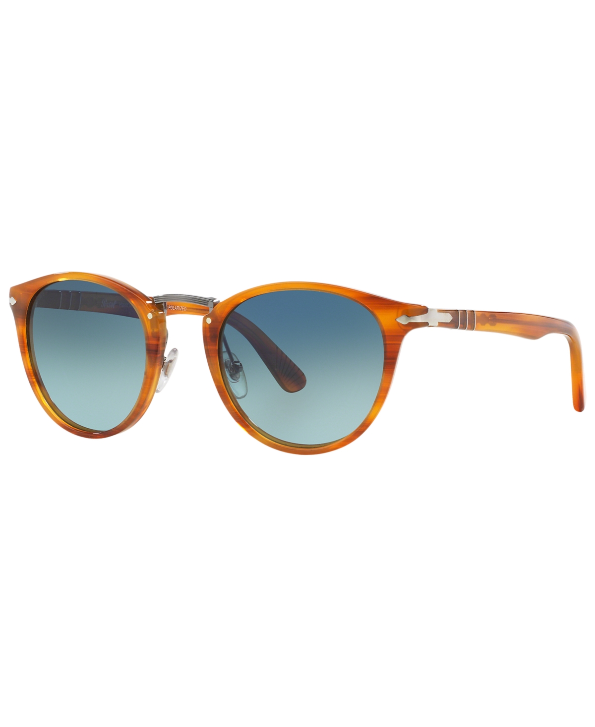 Persol Men's Polarized Sunglasses, Po3108s Gradient In Brown,blue Gradient Polar
