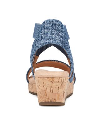 Women's Lorena Woven Strappy Wedge Sandals