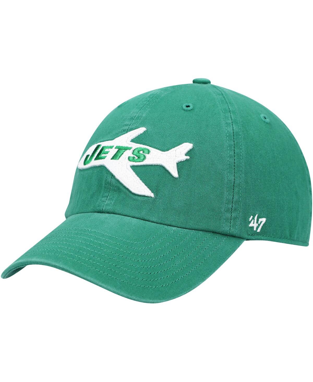 47 Brand Men's ' Green New York Jets Clean Up Legacy Adjustable Hat In Green