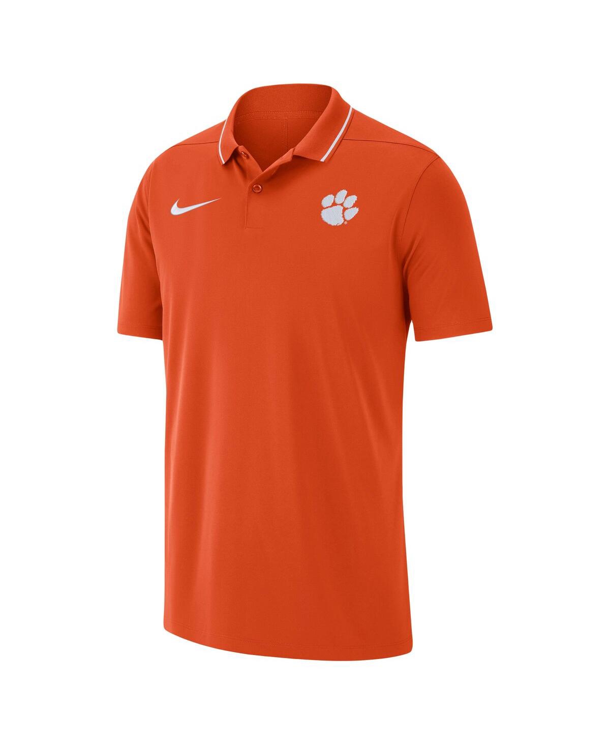 Shop Nike Men's  Orange Clemson Tigers 2023 Coaches Performance Polo Shirt