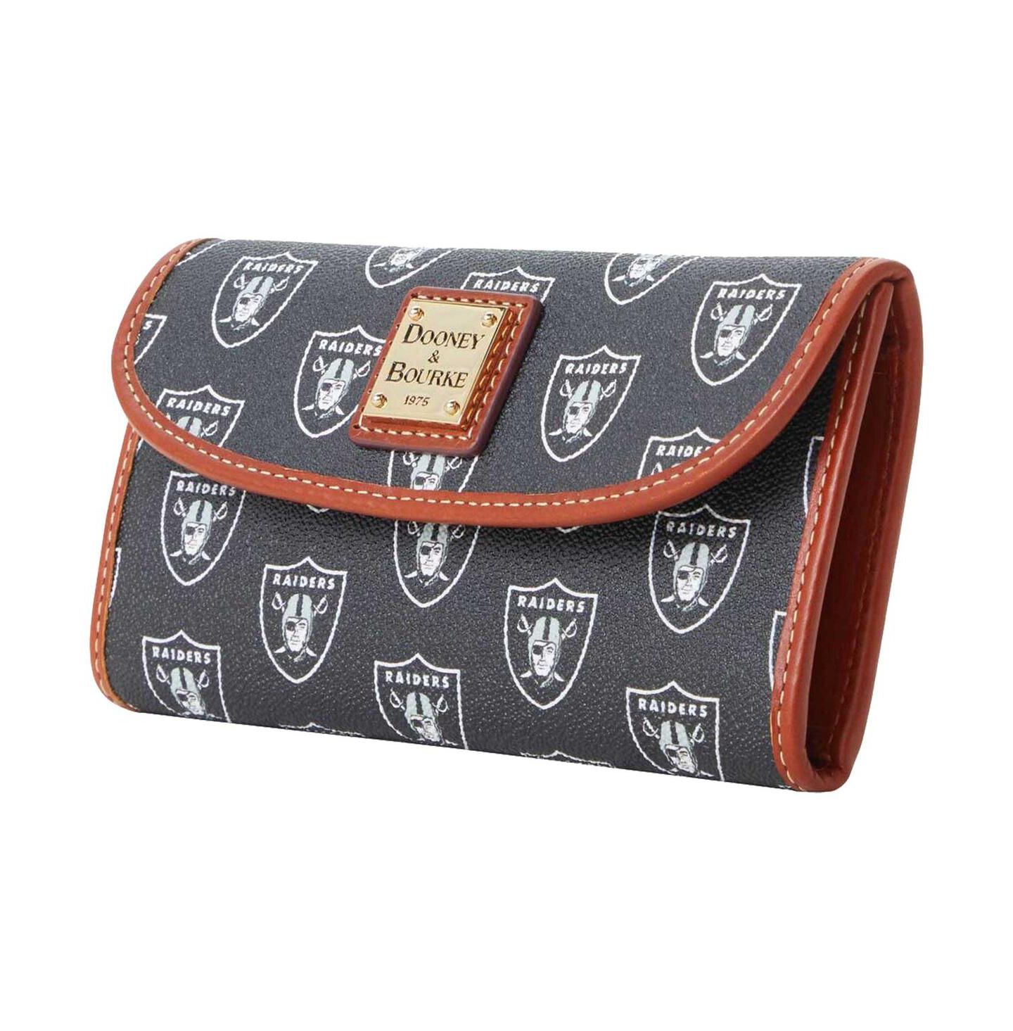 Женский кошелёк Dooney & Bourke Las Vegas Raiders Continental Wallet — фото 2