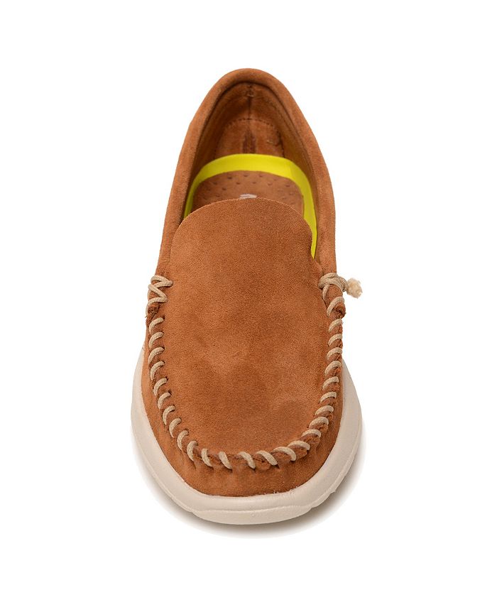Minnetonka Women's Discover Classic Slip-on Moccasin Shoes - Macy's