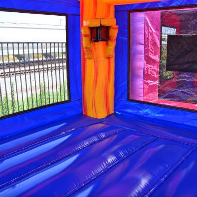 Volcano Commercial Grade Bounce House Inflatable 13'x13' (with Blower), for Kids and Adults, Outdoor Indoor, Backyard Moonwalk, Birthday Party Rental, Basketball Hoop Inside, Castle Theme