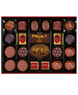 Chocolate Assortment Paris Red Tin, 22 Pieces