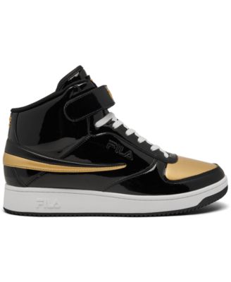 Fila Men's A-High Patent Leather High Top Casual Sneakers from