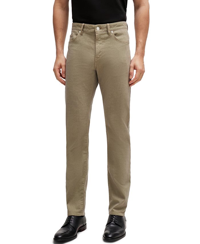 Men s Two Tone Stretch Denim Slim Fit Jeans