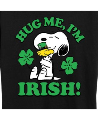 Trendy Plus Size Peanuts Snoopy St. Patrick's Day Graphic T-shirt