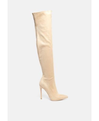 London Rag Tilera Stretch Over The Knee Stiletto Boots - Macy's