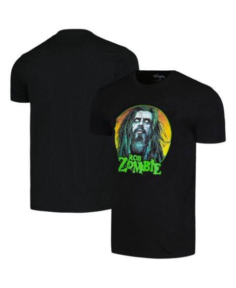 Мужская футболка Global Merch Black Rob Zombie Face