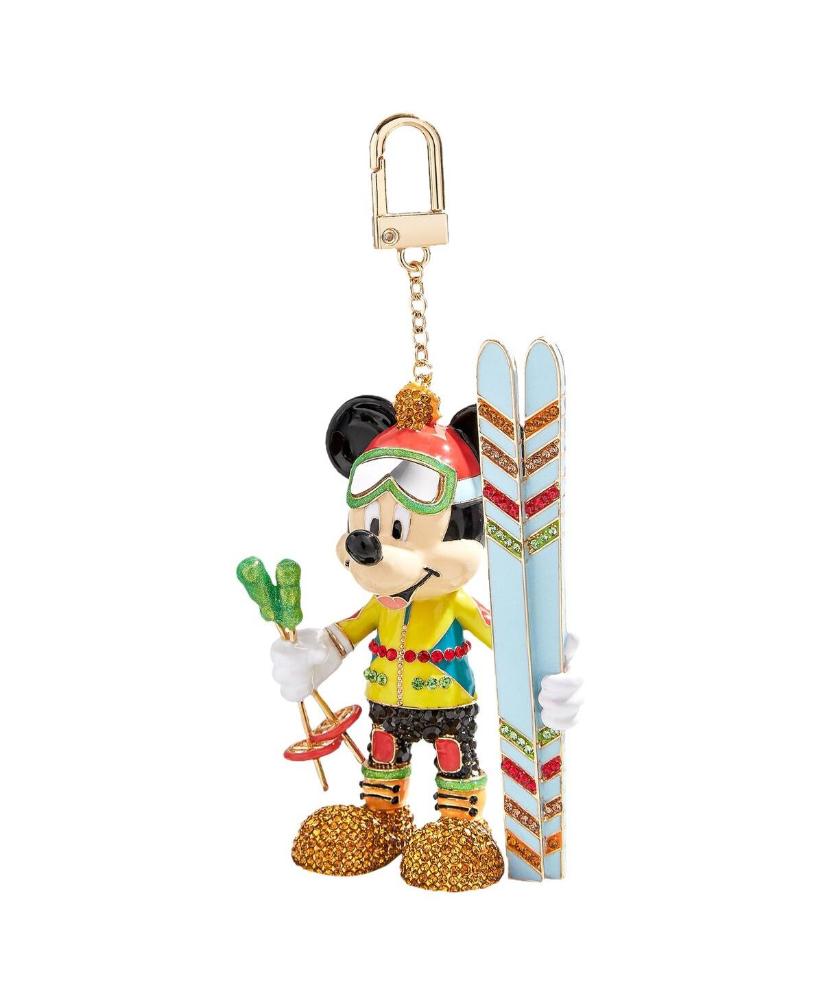 Shop Baublebar Women's  Mickey Mouse Skiing Bag Charm In Multi