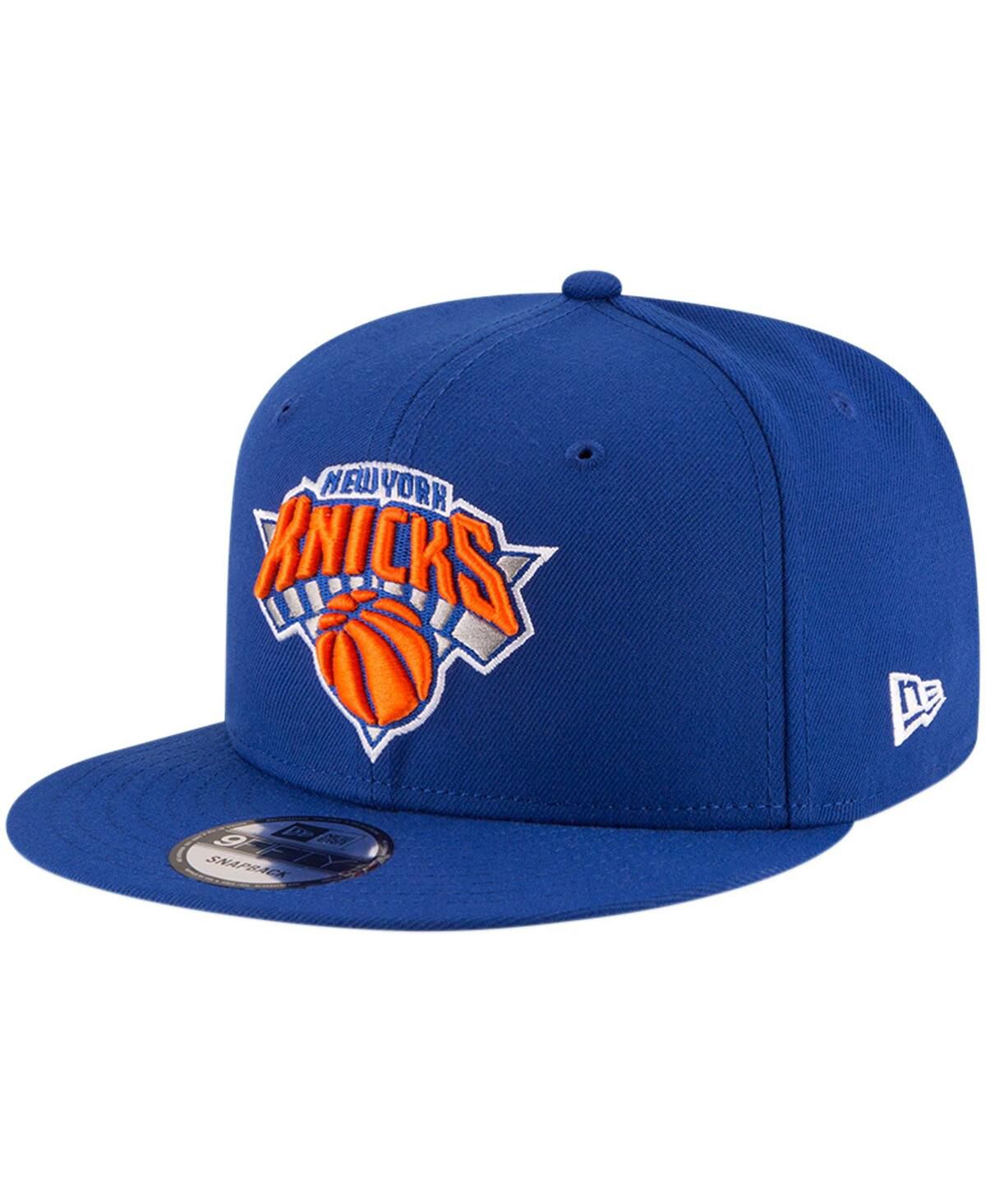 Мужская синяя бейсболка New York Knicks официального командного цвета 9FIFTY Snapback