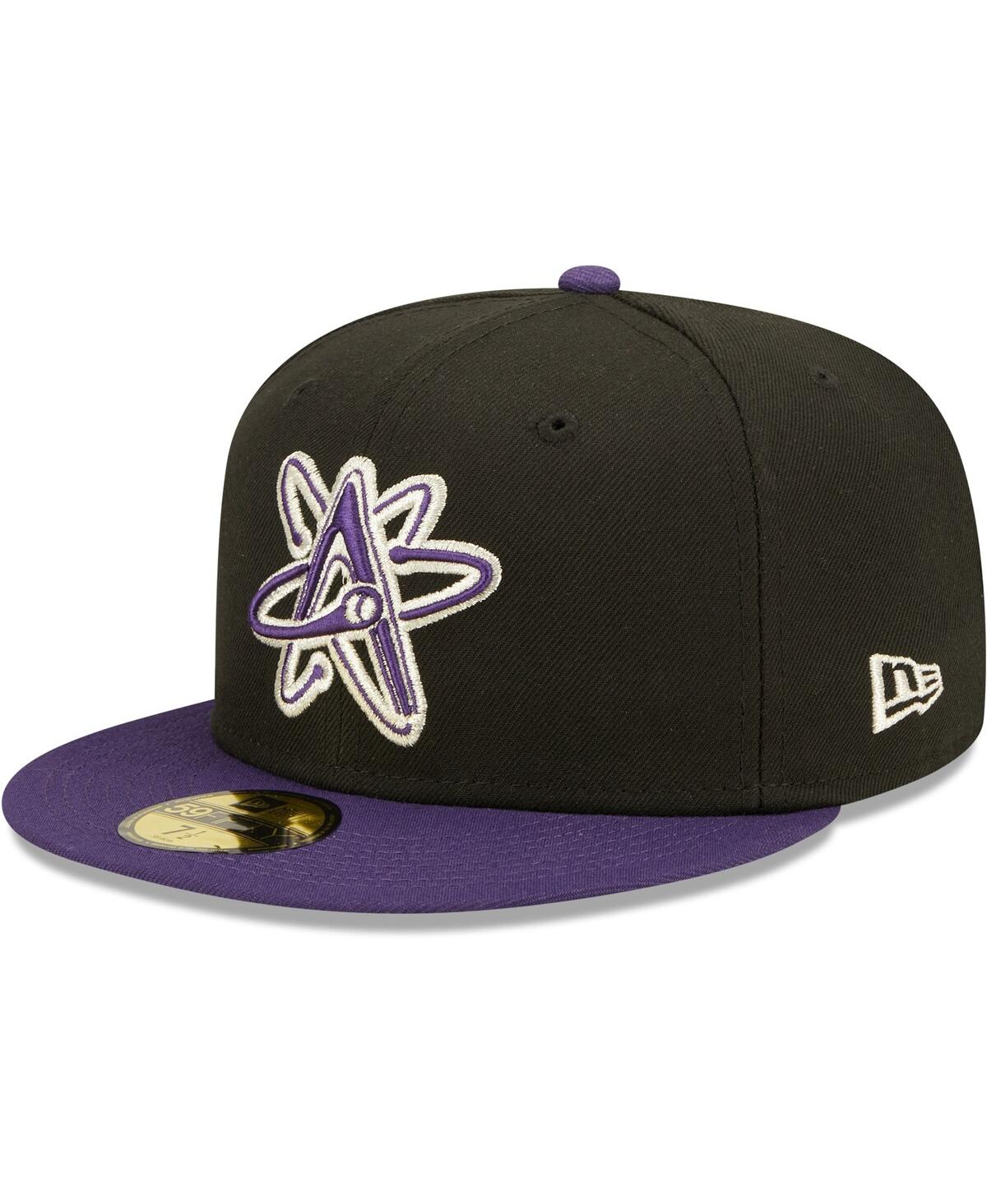 Shop New Era Men's  Black Albuquerque Isotopes Alternate Logo 2 Authentic Collection 59fifty Fitted Hat