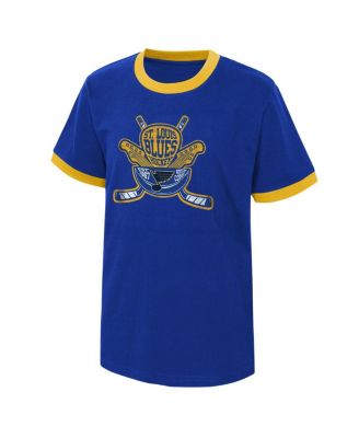 Big Boys Blue Distressed St. Louis Blues Ice City T-shirt