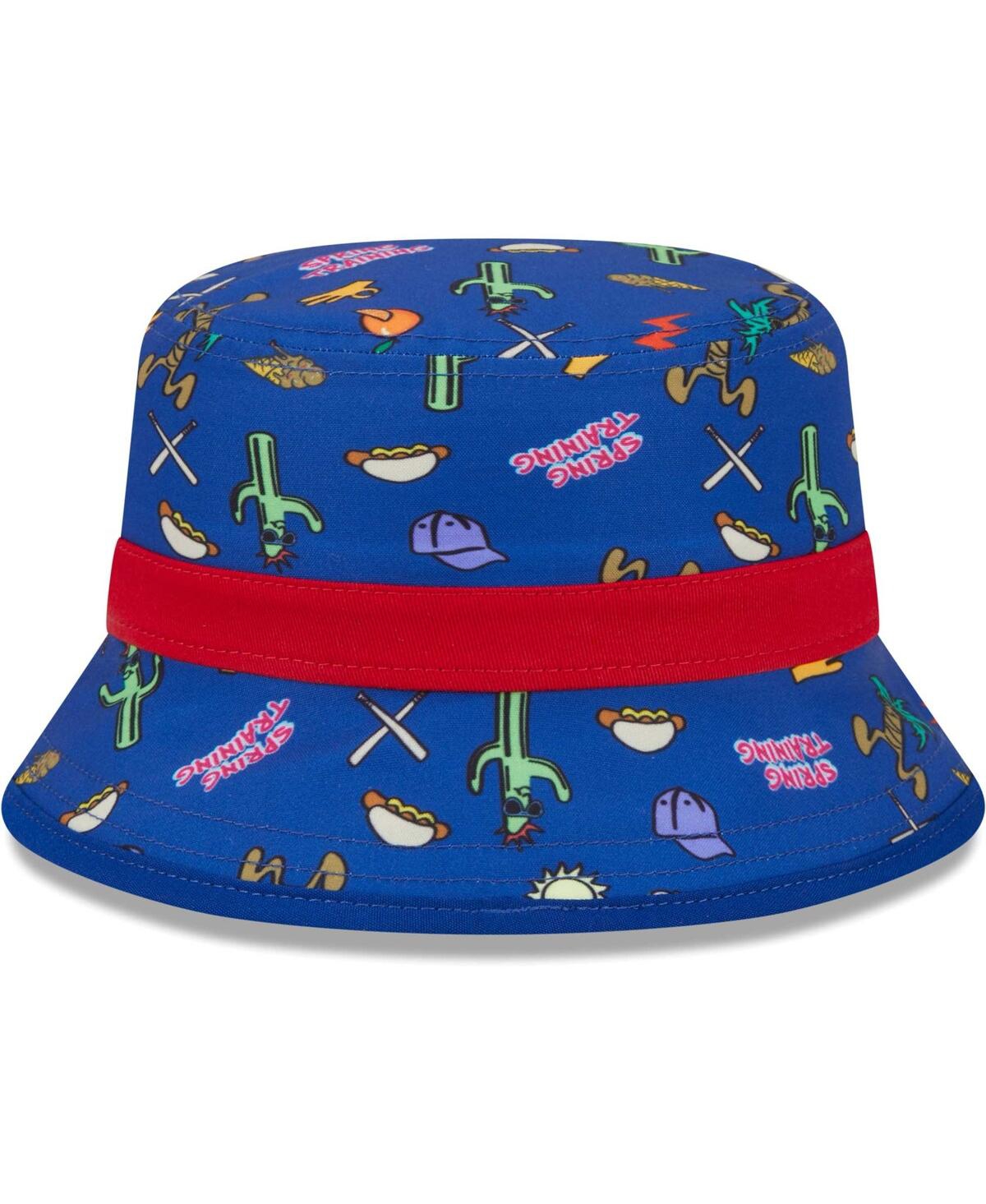 Shop New Era Toddler Boys And Girls  Royal Chicago Cubs Spring Training Icon Bucket Hat