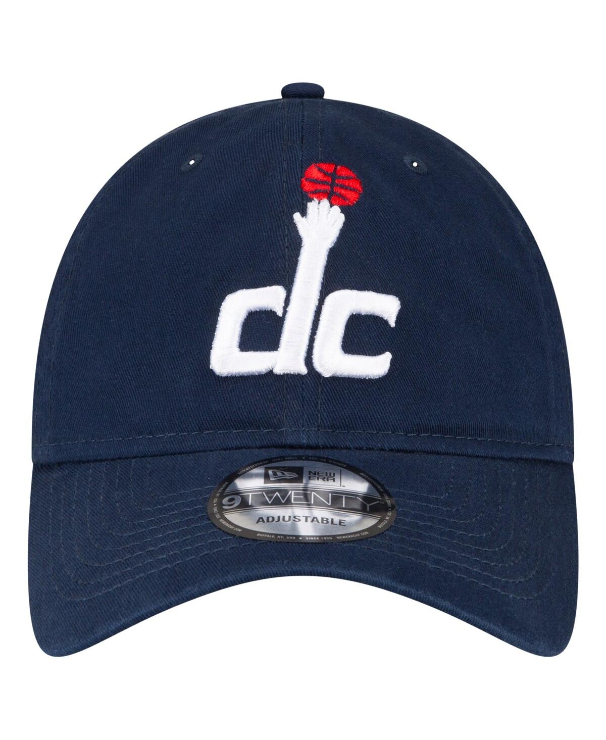 New Era Navy Washington Wizards Team 2.0 9twenty Adjustable Hat In Navy