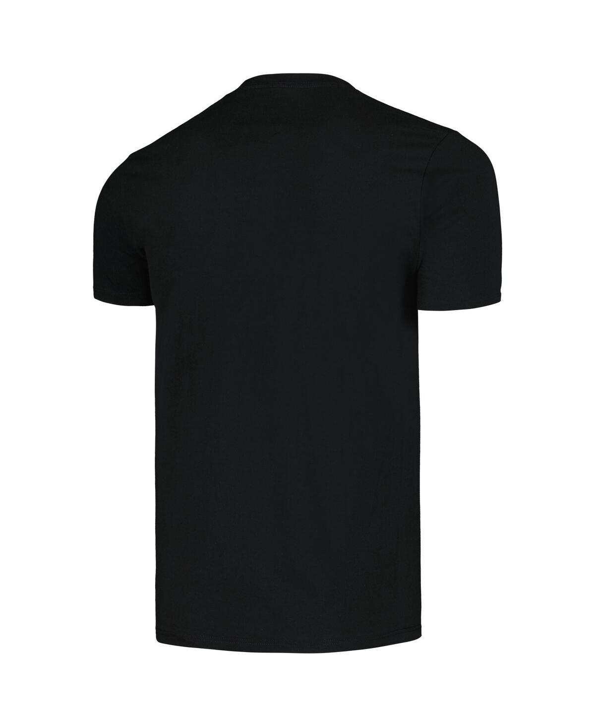 Global Merch Men's Black Rob Zombie Face T-shirt In Black