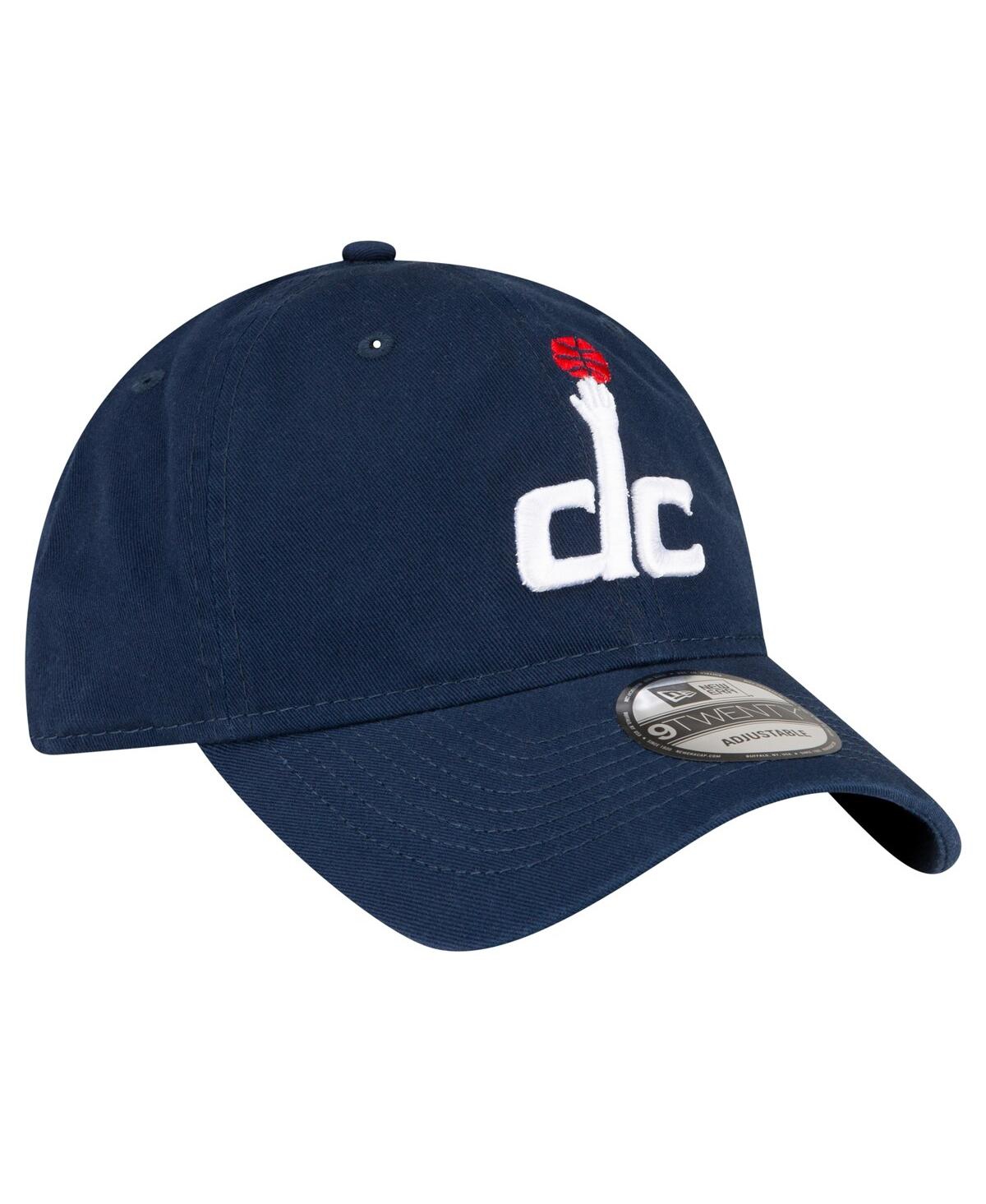 Shop New Era Men's  Navy Washington Wizards Team 2.0 9twenty Adjustable Hat