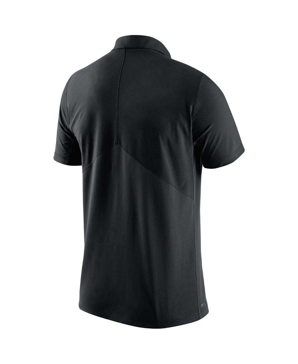 Nike Black Wake Forest Demon Deacons Coaches Performance Polo In Black