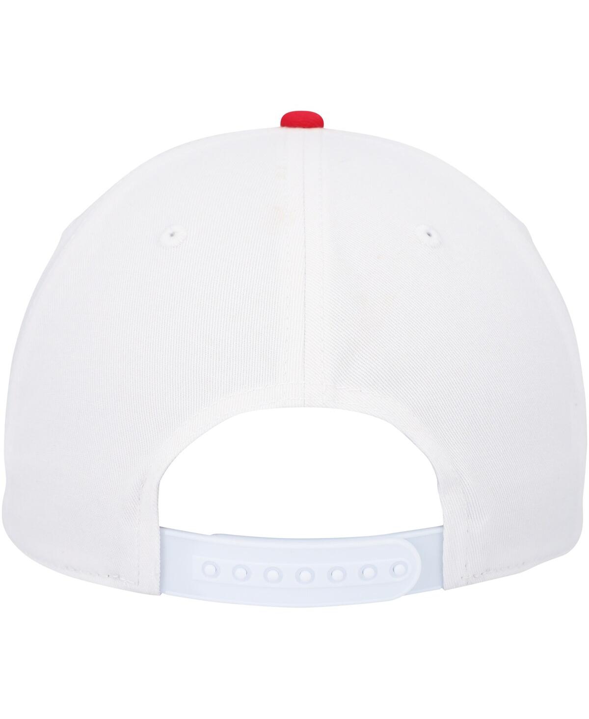 AMERICAN NEEDLE MEN'S AMERICAN NEEDLE WHITE, RED COCA-COLA ROSCOE ADJUSTABLE HAT 