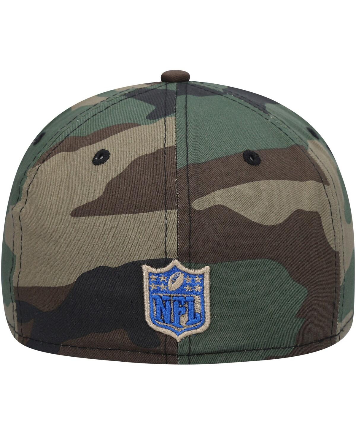 Men's New EraLos Angeles Rams Woodland 59FIFTY Fitted Hat - Camo