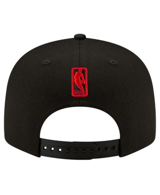 Men's Black Toronto Raptors Official Team Color 9FIFTY Snapback Hat