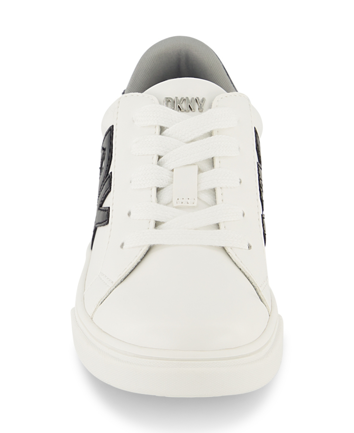 Dkny Little and Big Girls Celia Bonnie Court Lace Up Sneakers - Black Leather