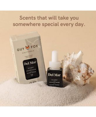 & GUY FOX Home Scent Refill - Del Mar - Smart Home Air Diffuser Fragrance - Household & Apartment Essential - Clean Diffuser Fragrance