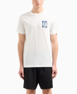 A|X Armani Exchange - Men's Regular-Fit Gradient Box Logo Graphic T-Shirt