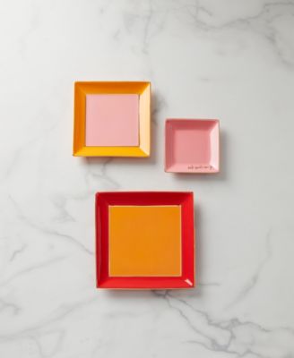 Kate Spade Make it Pop 3-Piece Tray Set