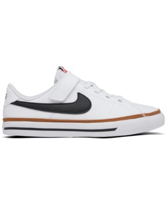 Little Kids Court Legacy Adjustable Strap Closure Casual Sneakers from Finish Line
