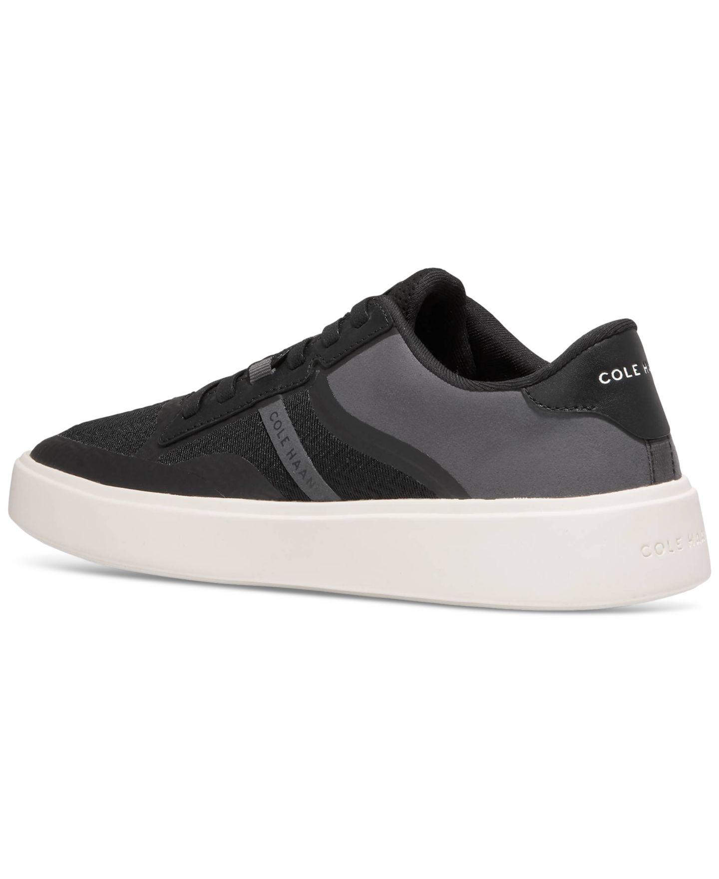 Мужские кроссовки Cole Haan Grand Crosscourt Winner Lace-Up, цвет: Чёрный / Серый — фото 4