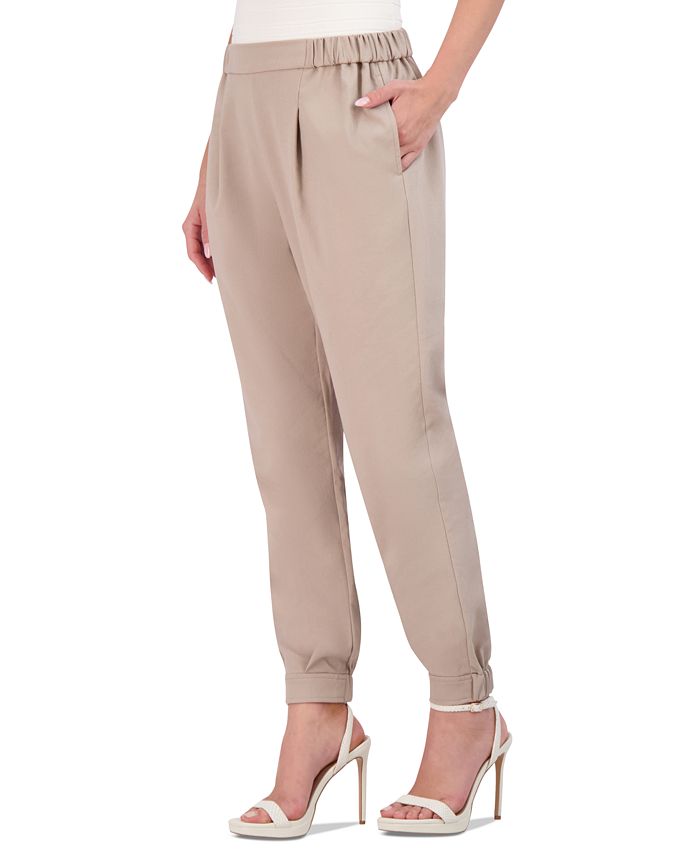Victorious Men's Twill Jogger Pants - Comfort Fit Tapered Sweatpants (Charcoal, 2XL) - View #8