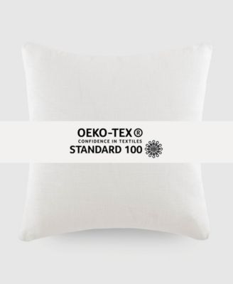 Stone Washed and Distressed Decorative Pillow, 20" x 20"