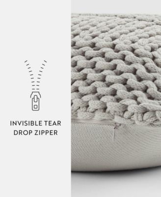 Cozy Chunky Knit Decorative Pillow, 20" x 20"