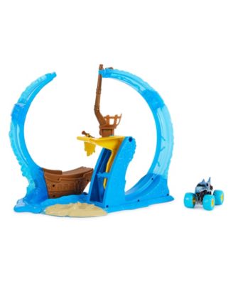 Monster Jam Megalodon Loop of Doom Stunt Playset with Exclusive 1