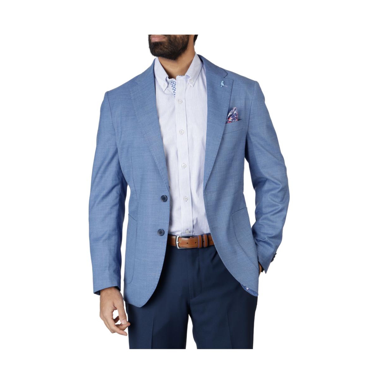 Men's Cross Dyed Solid Sportcoat - Steel blue