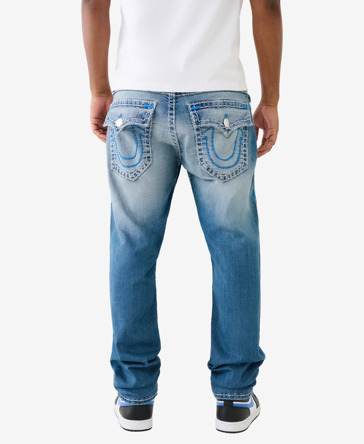 Men's Rocco Flap Pockets Super T Skinny Jeans - North Sea Medium Wash