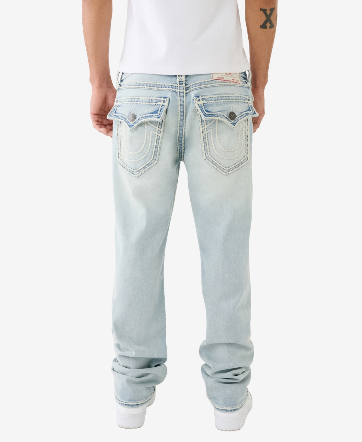 Men's Ricky Rope Stitch Straight Jeans - Kolari Light Wash