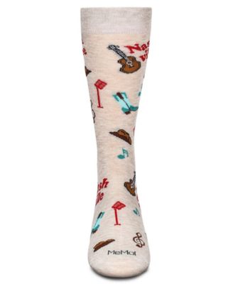 Men's Destination Rayon from Bamboo Novelty Crew Socks
