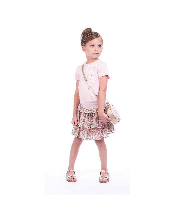 IMOGA Collection Child Hudson Garden Printed Chiffon Woven Skirt - Macy's