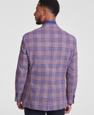 Men's Classic-Fit Mauve Window Sport Coat